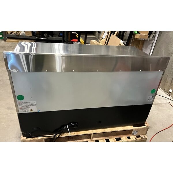 Scratch and Dent Avantco ZWT-60F-HC 60" Front Breathing Worktop Freezer with 3 1/2" Backsplash