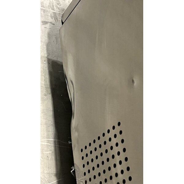 Scratch and Dent Avantco SS-WT-60R-HC 60" Two Door Worktop Refrigerator with 3 1/2" Backsplash