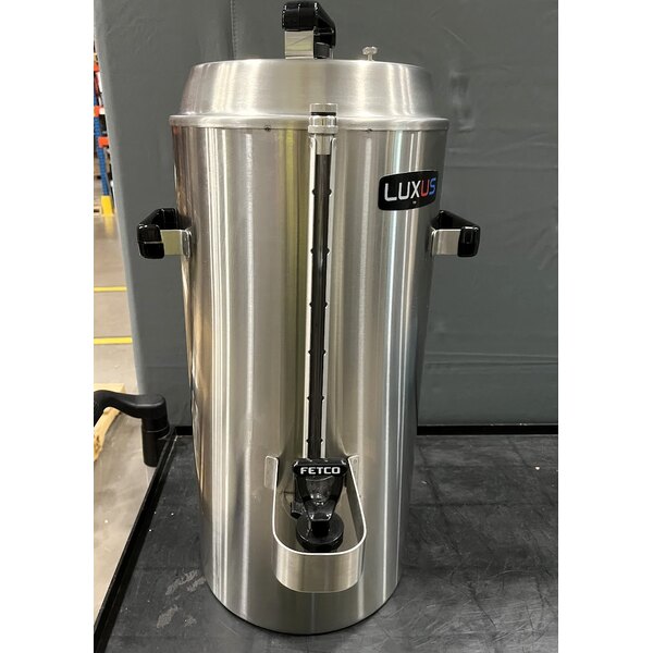 Scratch and Dent Fetco TPD-30 Luxus Stainless Steel 3 Gallon Coffee Dispenser
