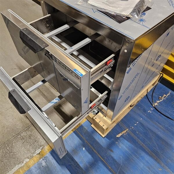 Scratch and Dent Beverage-Air UCFD27AHC-2 27" Undercounter Freezer with 2 Drawers