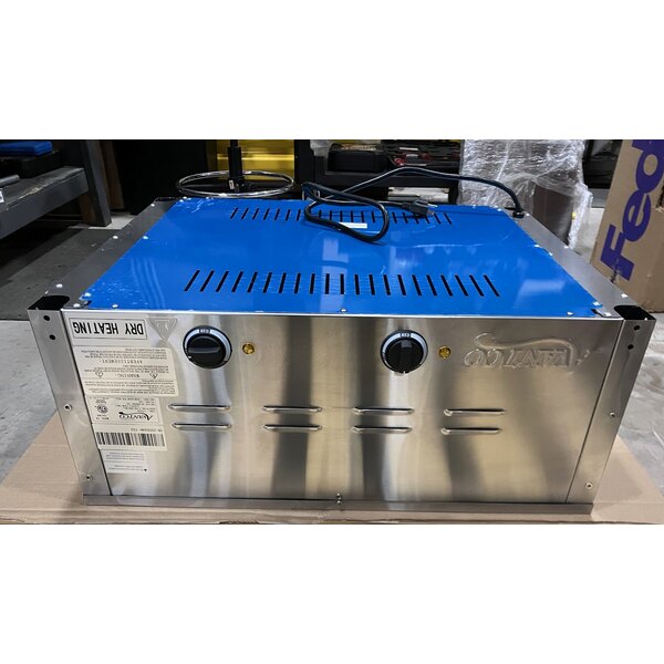 Scratch and Dent Avantco STE-2S Two Pan Open Well Electric Steam Table with Undershelf - 120V, 1000W