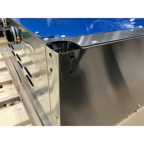 Scratch and Dent Avantco STE-2S Two Pan Open Well Electric Steam Table with Undershelf - 120V, 1000W