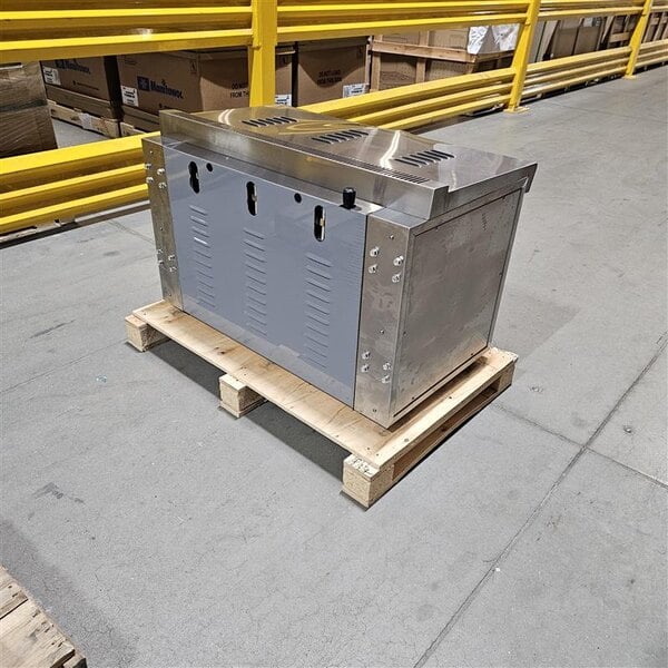 Scratch and Dent Cooking Performance Group S-36-SB-N 36" Natural Gas Infrared Salamander Broiler with Wall Mounting Bracket - 36,000 BTU