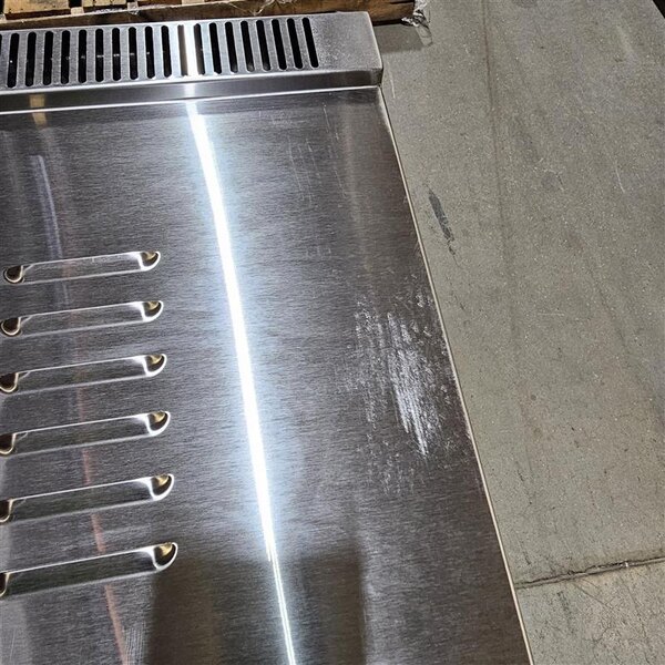 Scratch and Dent Cooking Performance Group S-36-SB-N 36" Natural Gas Infrared Salamander Broiler with Wall Mounting Bracket - 36,000 BTU