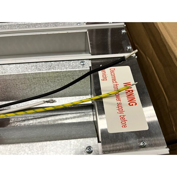 Scratch and Dent ServIt 48" Double Strip Warmer with Dual Adjustable Infinite Controls - 120V, 1,900W