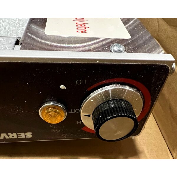 Scratch and Dent ServIt 48" Double Strip Warmer with Dual Adjustable Infinite Controls - 120V, 1,900W