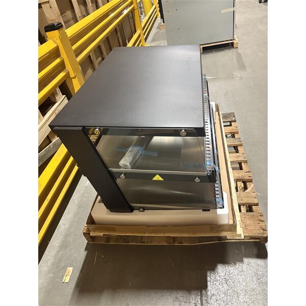 Scratch and Dent ServIt OAM-121D 42" Full Service Slanted 2-Shelf Countertop Heated Display Merchandiser - 1860W, 120V