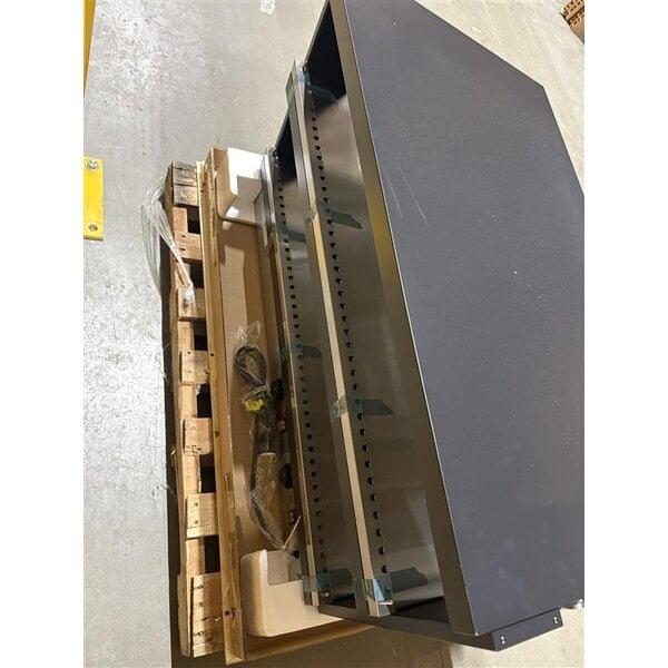 Scratch and Dent ServIt OAM-121D 42" Full Service Slanted 2-Shelf Countertop Heated Display Merchandiser - 1860W, 120V