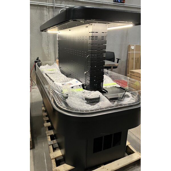 Scratch and Dent Federal Industries EIMSS84SC-3 Elements 84" Refrigerated Self-Serve Island Air Curtain Merchandiser