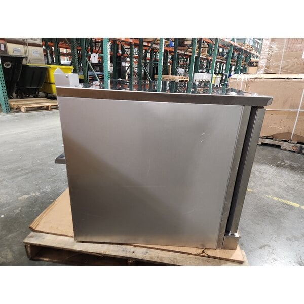 Scratch and Dent Cooking Performance Group FEC-200-DK Double Deck Standard Depth Full Size Electric Convection Oven - 240V, 1 Phase, 11.9 kW