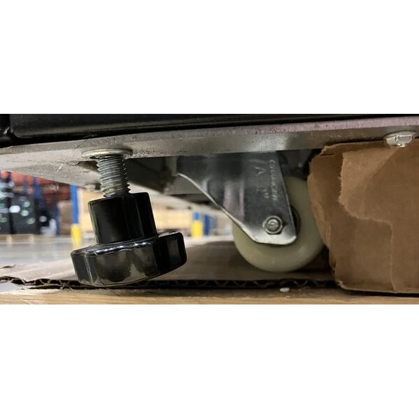 Scratch and Dent Avantco BCF-48-HC 47 3/16" Square Glass Black Refrigerated Bakery Display Case