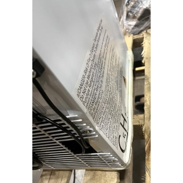 Scratch and Dent Summit Appliance ACR161WNSF456 EQTemp ACR Series 1.58 Cu. Ft. White / Blue Compact Reach-In Medical Refrigerator with Temperature-Monitored Vaccine Storage - 115V