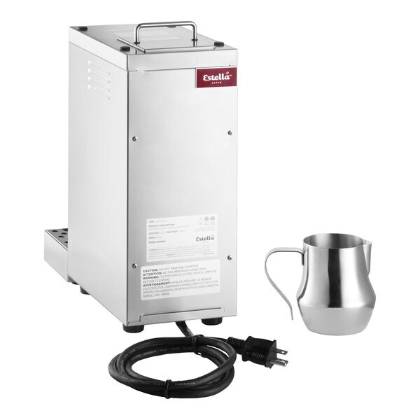 Scratch and Dent Estella Caffe ECMSA08 Automatic Pourover Milk Steamer - 120V, 1,450W