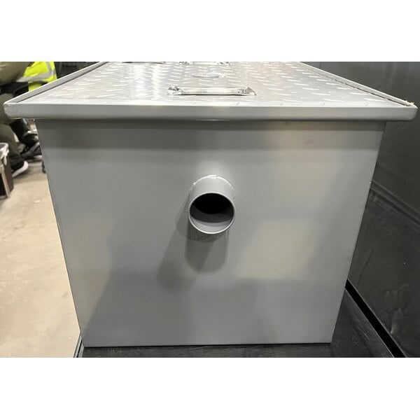 Scratch and Dent Regency 30 lb. 15 GPM Grease Trap with 2" Non-Threaded Connections