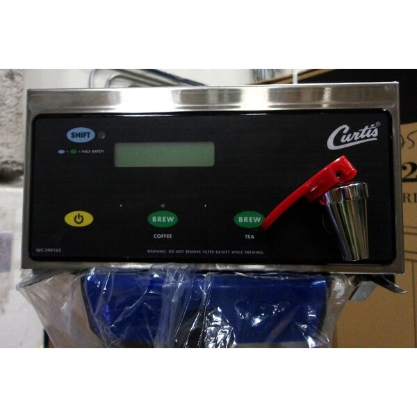 Scratch and Dent Curtis CB Combo Coffee / Tea Brewer with Adjustable Shelf - 120V