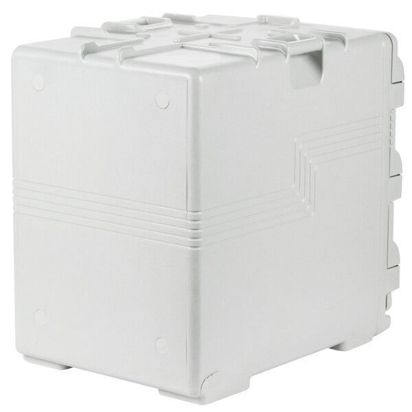 Scratch and Dent Cambro UPCS400480 Ultra Pan Carrier® S-Series Speckled Gray Front Loading Insulated Food Pan Carrier - Holds 6 Pans