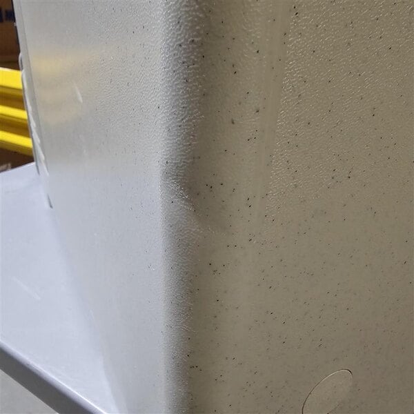 Scratch and Dent Cambro UPCS400480 Ultra Pan Carrier® S-Series Speckled Gray Front Loading Insulated Food Pan Carrier - Holds 6 Pans