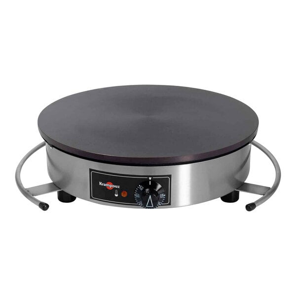Scratch and Dent Krampouz CEBIR4 16" Round Electric Cast Iron Crepe Maker - 120V / 1740W