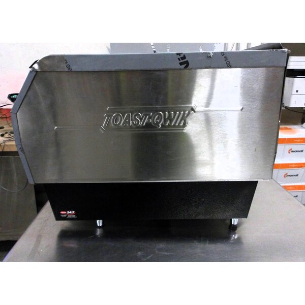 Scratch and Dent Hatco TQ-800HBA Toast Qwik One Side Conveyor Toaster - 3" Opening, 208V
