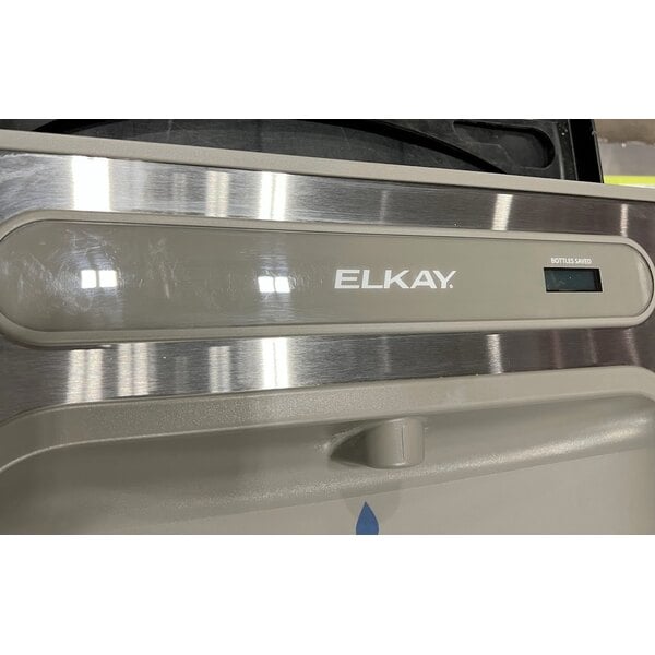 Scratch and Dent Zurn Elkay ezH20 EZWSR Stainless Steel Non-Filtered Bottle Filling Station - Non-Refrigerated
