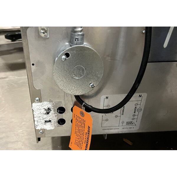 Scratch and Dent Vulcan 36C-6BP Endurance 6 Burner 36" Liquid Propane Range with Convection Oven Base - 215,000 BTU