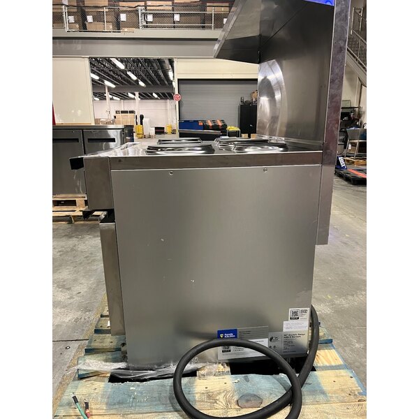 Scratch and Dent Cooking Performance Group ER36-208-3 36" 6-Burner Electric Range with Standard Oven - 208V, 3 Phase