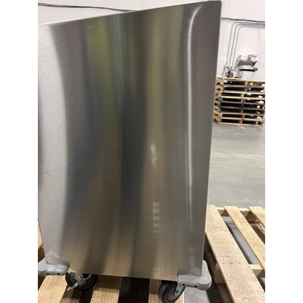 Scratch and Dent ServIt 32" Stainless Steel Flatware / Tray Cart with 8 Pan Capacity TSC-32