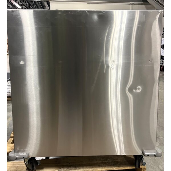 Scratch and Dent ServIt 32" Stainless Steel Flatware / Tray Cart with 8 Pan Capacity TSC-32