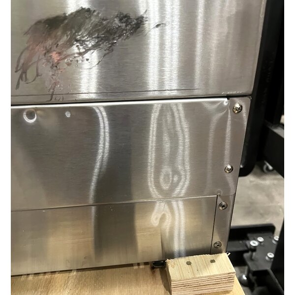 Scratch and Dent Cooking Performance Group CL-CPG-24-NL 24" Gas Countertop Lava Briquette Charbroiler - 80,000 BTU