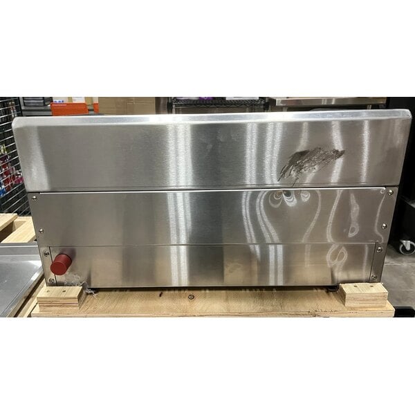 Scratch and Dent Cooking Performance Group CL-CPG-24-NL 24" Gas Countertop Lava Briquette Charbroiler - 80,000 BTU