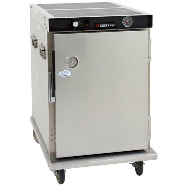 Scratch and Dent Cres Cor H-339-1813C Insulated Aluminum Half Height Holding Cabinet - 120V, 900W