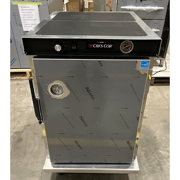 Scratch and Dent Cres Cor H-339-1813C Insulated Aluminum Half Height Holding Cabinet - 120V, 900W