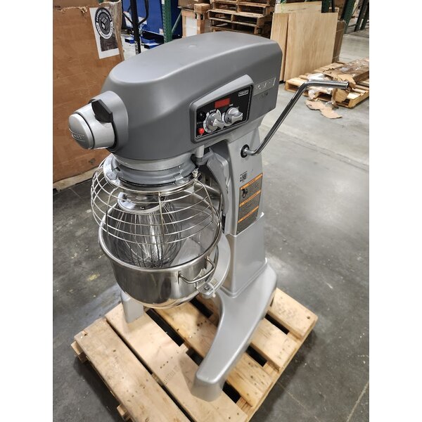 Scratch and Dent Hobart Legacy+ HL200-10STD 20 Qt. Planetary Floor Mixer with Guard & Standard Accessories - 120V, 1/2 hp