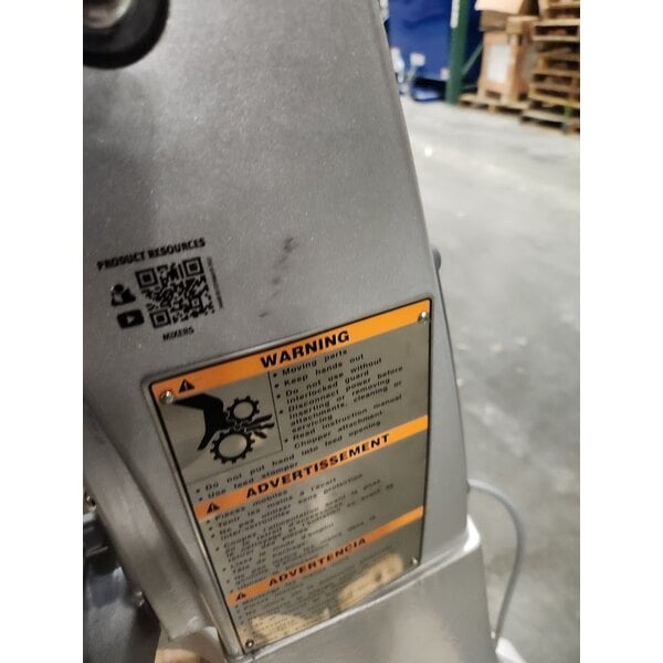 Scratch and Dent Hobart Legacy+ HL200-10STD 20 Qt. Planetary Floor Mixer with Guard & Standard Accessories - 120V, 1/2 hp