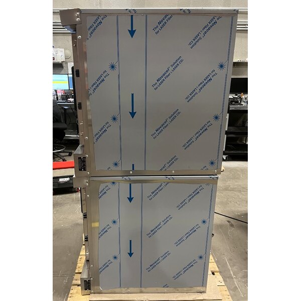 Scratch and Dent Vulcan VC55ED-240/3 Double Deck Full Size Electric Convection Oven - 240V, Field Convertible, 24 kW