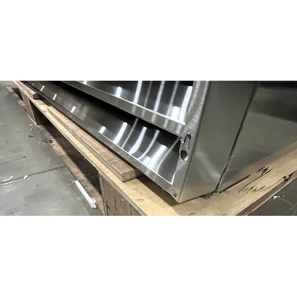 Scratch and Dent Avantco SS-3R-HC 81 5/16" Stainless Steel Solid Door Reach-In Refrigerator