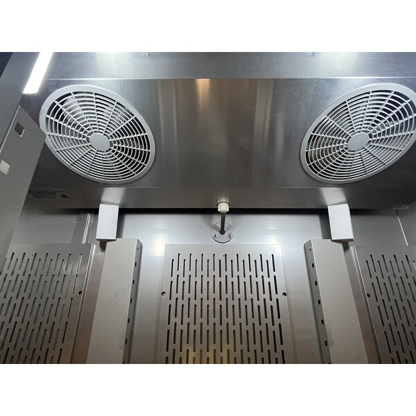 Scratch and Dent Avantco SS-3R-HC 81 5/16" Stainless Steel Solid Door Reach-In Refrigerator