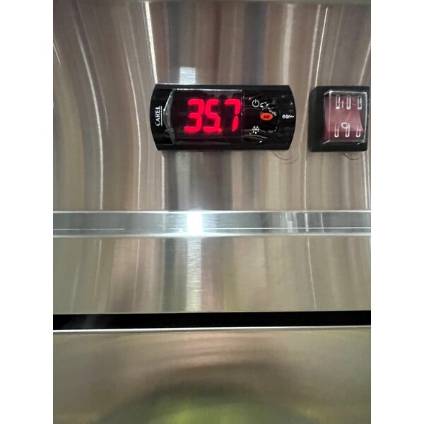 Scratch and Dent Avantco SS-3R-HC 81 5/16" Stainless Steel Solid Door Reach-In Refrigerator