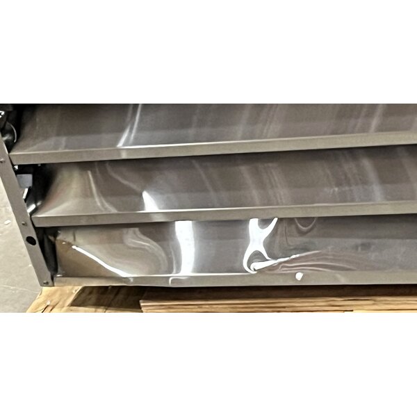 Scratch and Dent Avantco SS-3R-HC 81 5/16" Stainless Steel Solid Door Reach-In Refrigerator