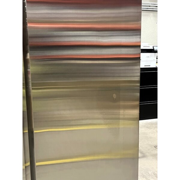 Scratch and Dent Avantco SS-3R-HC 81 5/16" Stainless Steel Solid Door Reach-In Refrigerator