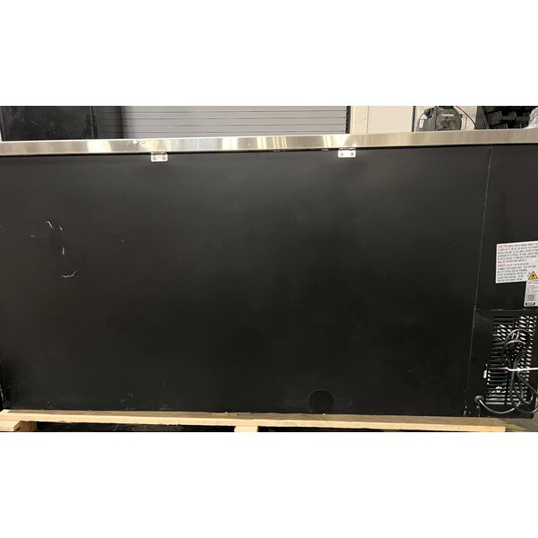 Scratch and Dent Avantco UDD-72-HC (2) Four Tap Shallow Depth Kegerator Beer Dispenser - Black, (3) 1/2 Keg Capacity