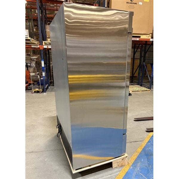 Scratch and Dent Avantco SS-2F-HC 54" Stainless Steel Two Section Solid Door Reach-In Freezer