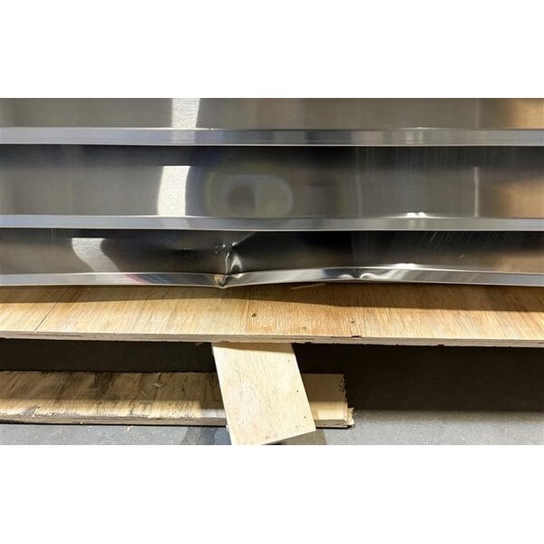 Scratch and Dent Avantco SS-2F-HC 54" Stainless Steel Two Section Solid Door Reach-In Freezer