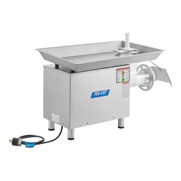 Scratch and Dent ProCut KG-32 #32 Electric Meat Grinder - 220V, 3 hp