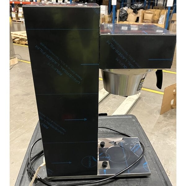 Scratch and Dent Fetco CBS-1221 Automatic Airpot Brewer with Large Metal Brew Basket - 120V