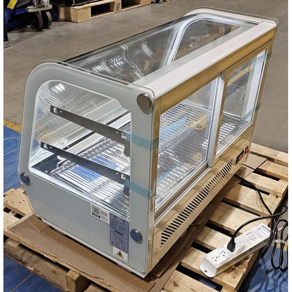 Scratch and Dent Avantco BCC-35-HC 34 1/2" White Refrigerated Countertop Bakery Display Case with LED Lighting
