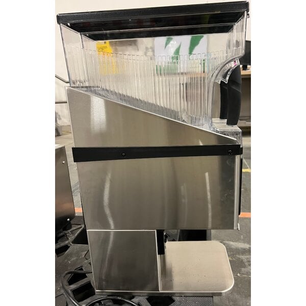 Scratch and Dent Bunn 35600.0020 BrewWISE MHG Stainless Steel Multi Hopper Coffee Grinder with Removable Hoppers - 120V