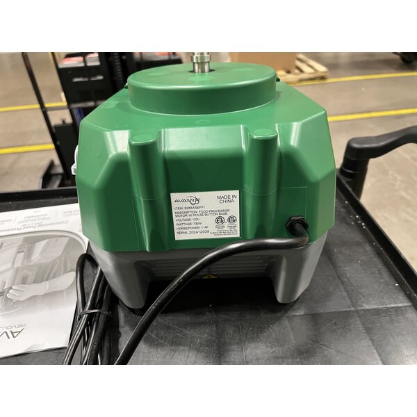 Scratch and Dent AvaMix Revolution 928BASEFP1 Motor Base with Pulse Button for 1 hp Food Processors