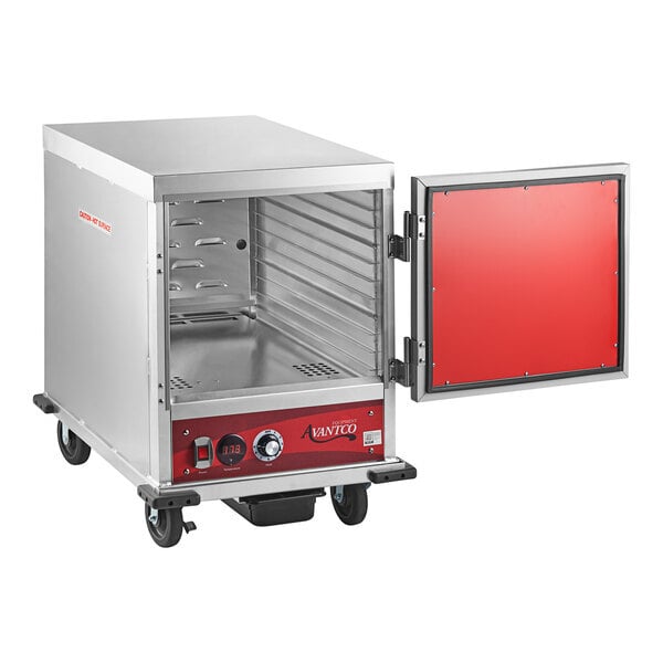 Scratch and Dent Avantco HTIS-1812 Undercounter Half Size Insulated Heated Holding Cabinet with Solid Door - 120V