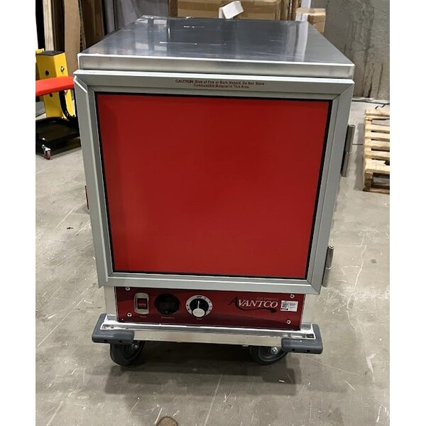 Scratch and Dent Avantco HTIS-1812 Undercounter Half Size Insulated Heated Holding Cabinet with Solid Door - 120V